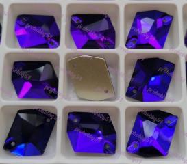 Пришивные стразы стекло Purple Velvet, Cosmic 13x17 мм.